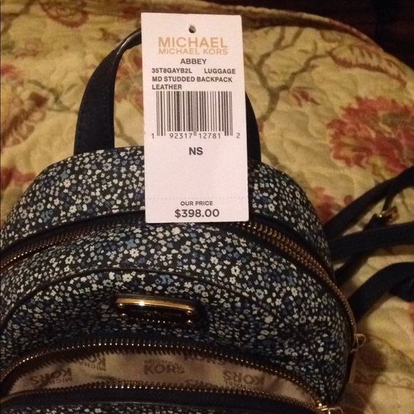 Michael kors Abbey md studded backpack leather .,. - Picture 5 of 5